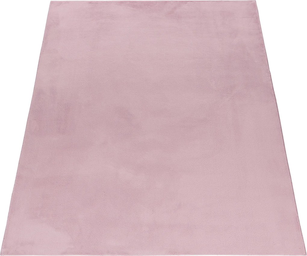 Ayyildiz, Kusový koberec Pouffy 5100 Rose, 60x110, ružová, obývacia izba