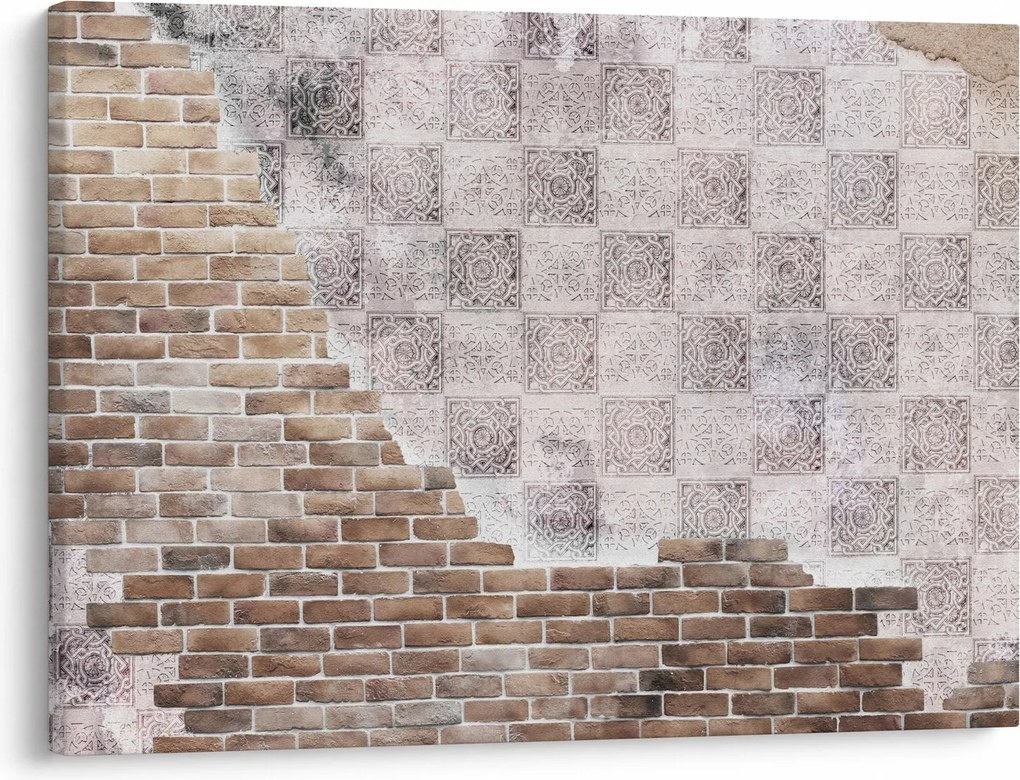 Obraz - Tehlový múr (70x50 cm)