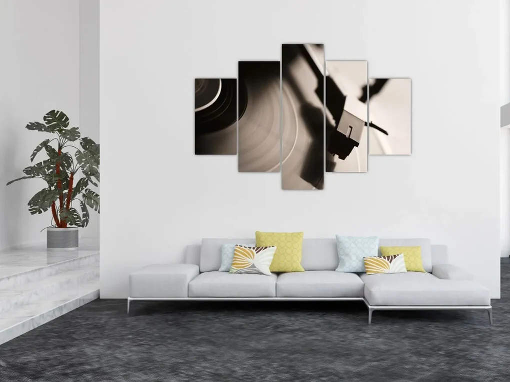 Obraz - Gramofónová doska (150x105 cm)
