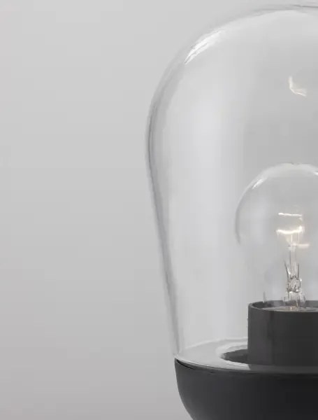 Vonkajšia záhradná lampa Omika B 15 tmavo sivé