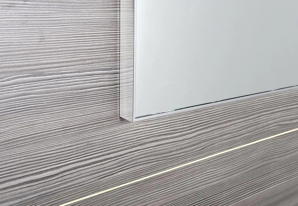 Sapho Sapho, AROWANA zrkadlo v ráme, 350x900mm, chróm, AW3590