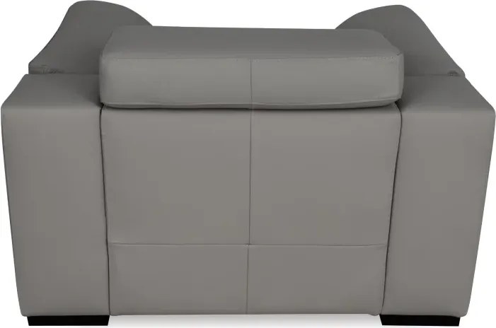 Moderné kožené kreslo LOREN II, biela (madras - 122 white)