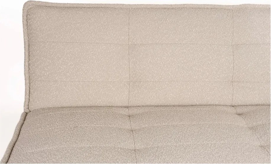 Béžová rozkladacia pohovka z textílie buklé 184 cm Cielke – White Label