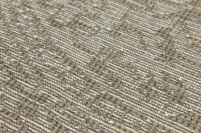 Obojstranný koberec BRUSSELS 205989/10610 béžový / krémový kruh