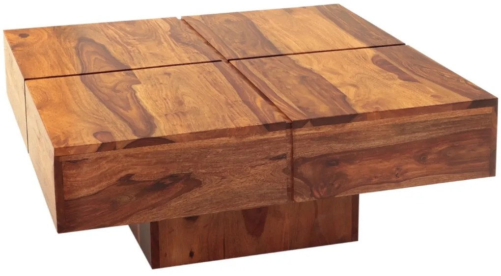 furniture-nabytek.cz - Konferenčný stolík masív z palisandra 85x85x35