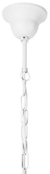 Luster na reťazi RETRO II 5xE27/60W/230V biela