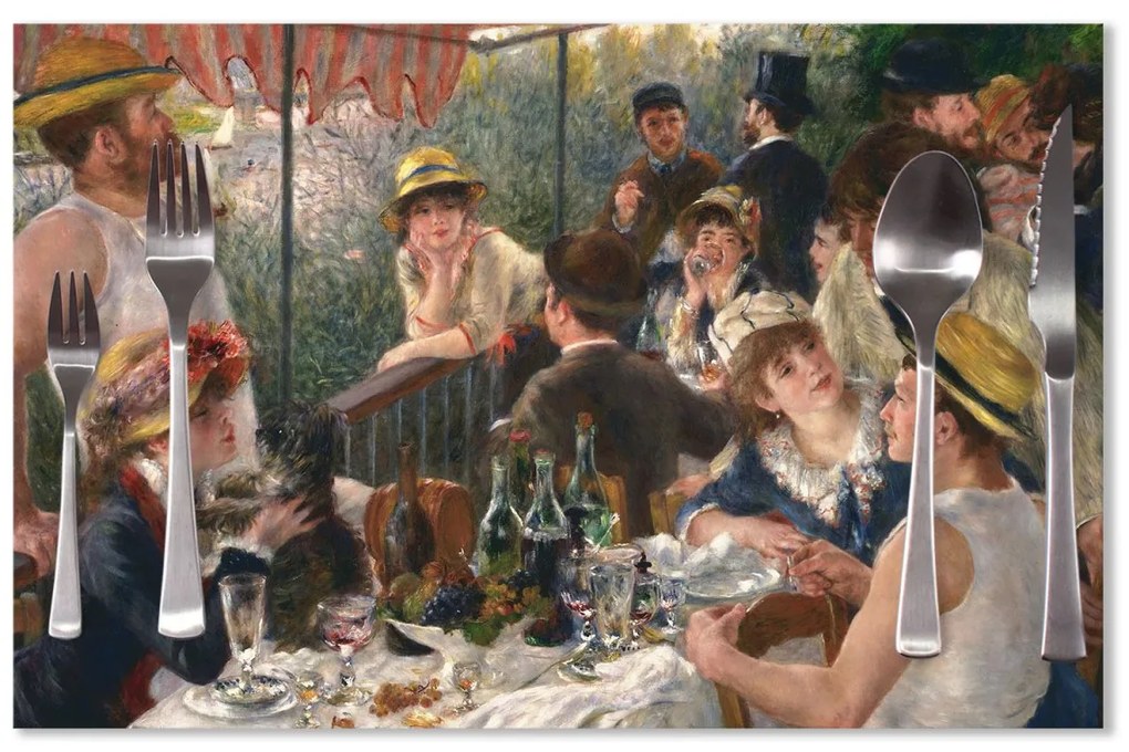 Sablio Prestieranie Raňajky veslárov - Auguste Renoir: 40x30cm