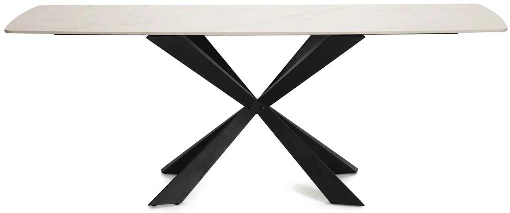 Noela Jedálenský stôl v dekore bieleho mramoru TERRON 200