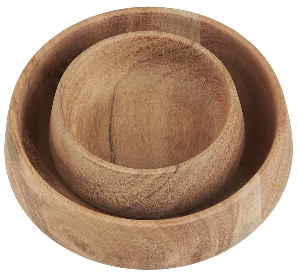 Ib Laursen Drevená miska Acacia Wood – set 2 ks