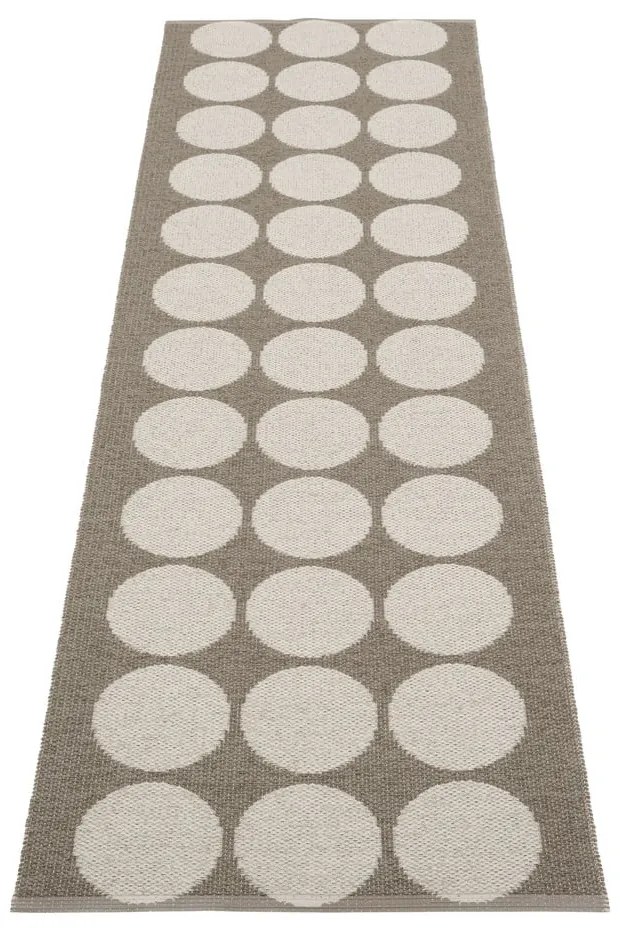 Hnedo-béžový vnútorný a vonkajší behúň 70x240 cm Hugo Walnut Linen – Pappelina