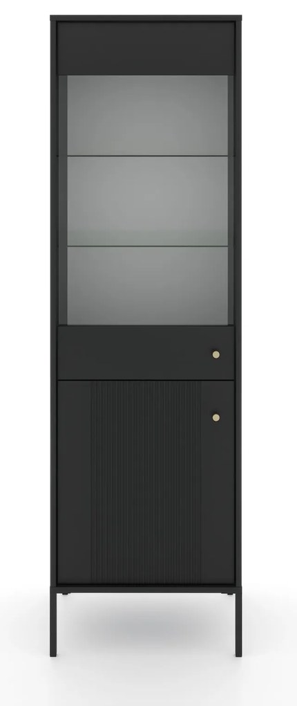 Vitrína Iseo 54 cm čierna