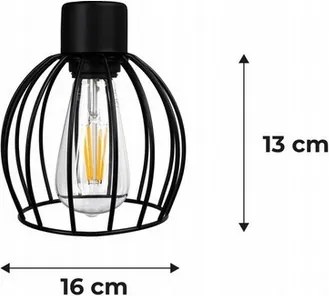 BERGE LED závesné stropné svietidlo, drevené, biele, 3xE27, drôtená guľa