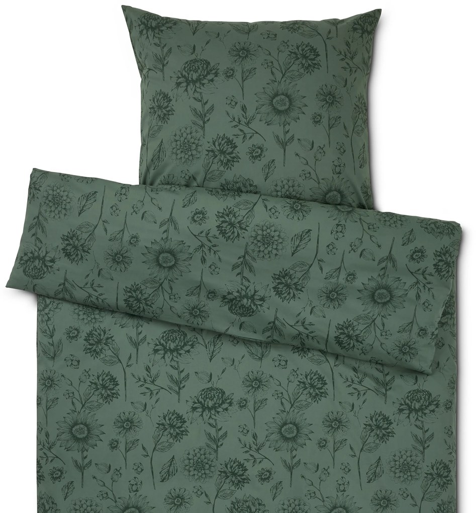 Posteľná bielizeň renforcé, štandardná veľkosť, zelená