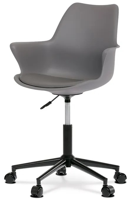 Autronic BONTEC Kancelárska stolička, výškovo nastaviteľná, béžová, plast, KA-J772 CAP Farba: Biela