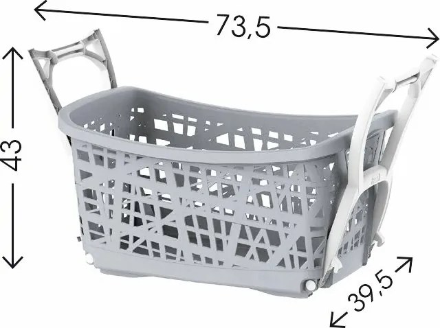 Bama Kôš na čistú bielizeň, 44 l