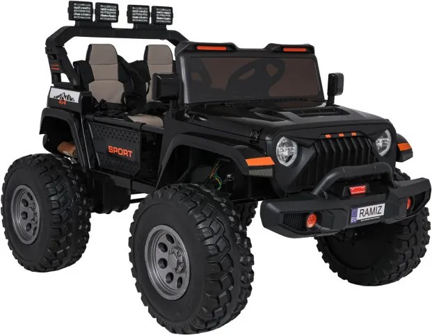 Elektrické autíčko Extreme Sport 4x4 čierne