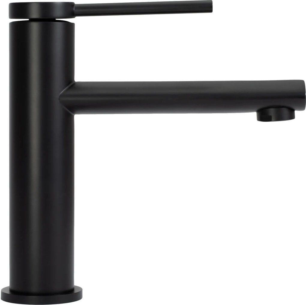 Rea Oval, umývadlová batéria, čierna matná, REA-B6516