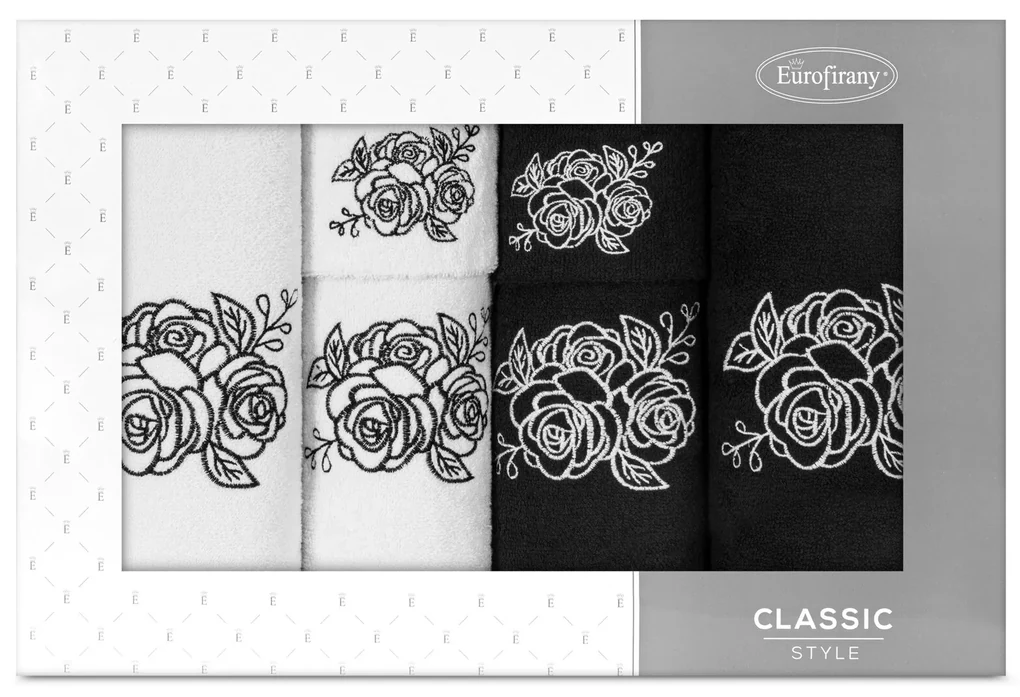 SADA UTERÁKOV ROSALIA 2 KS 30X50 CM, 2 KS 50X90 CM, 2 KS 70X140 CM VIACFAREBNÁ