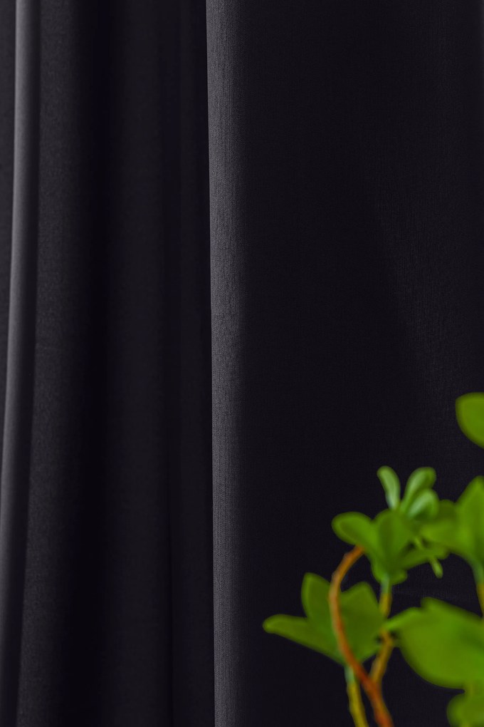 Záves OXFORD LIGHT 140x250 cm, tmavosivý Zavesenie: Riasiaca páska