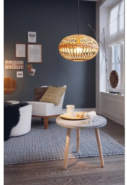 Eglo 49771 - Závesné svietidlo AMSFIELD 1xE27/60W