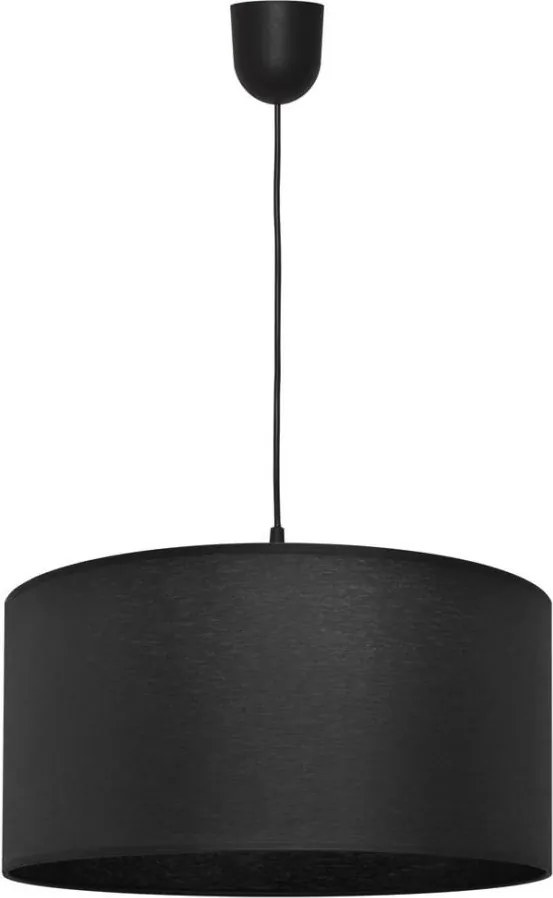 Luster na lanku ALBA 1xE27/15W/230V pr. 40 cm čierna