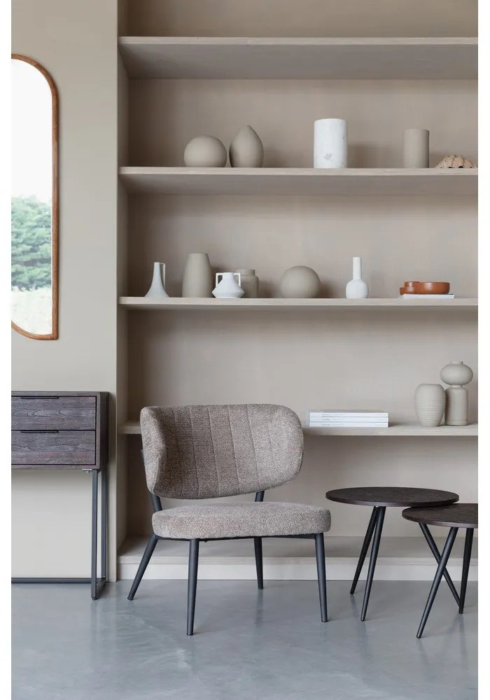 Svetlohnedé kreslo Sanne – White Label