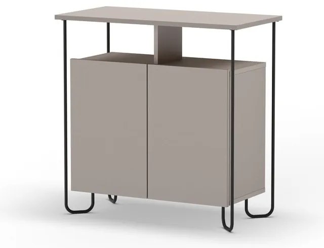 Sivo-béžová skrinka 80x80 cm Dilly – Marckeric