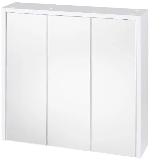 Livarno home Zrkadlová skrinka, biela, 64 x 61 x 16 cm (100392747)