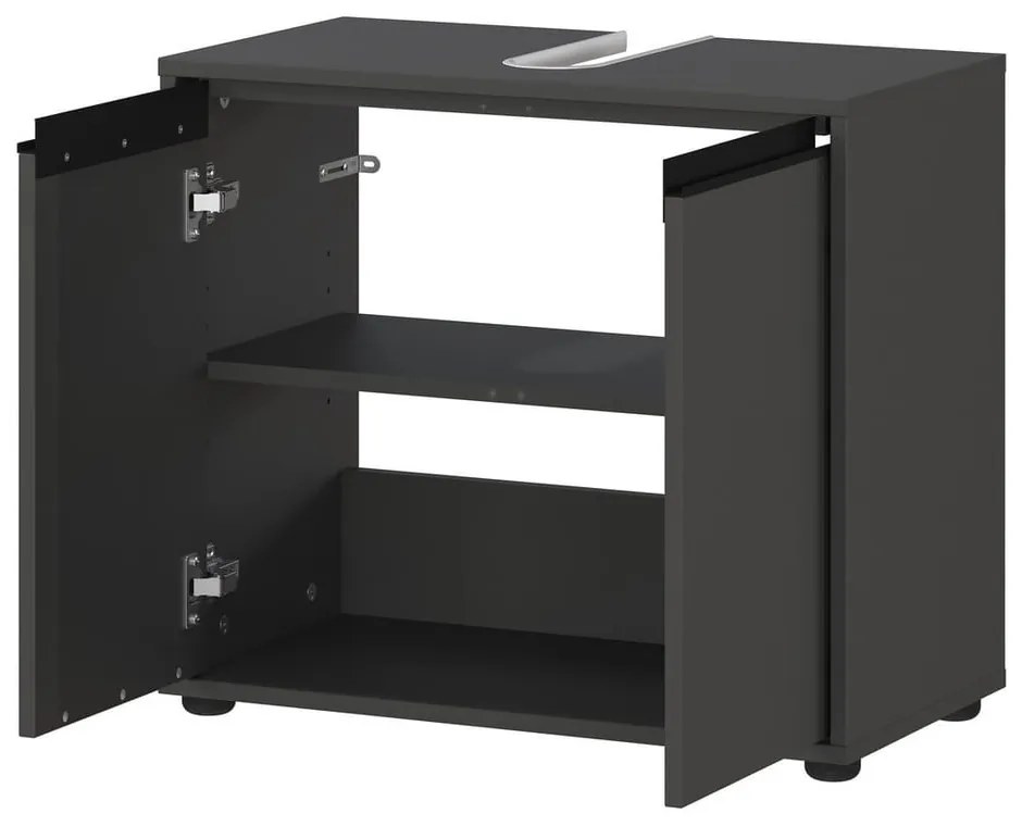 Antracitová kúpeľňová zostava Lemont – Germania