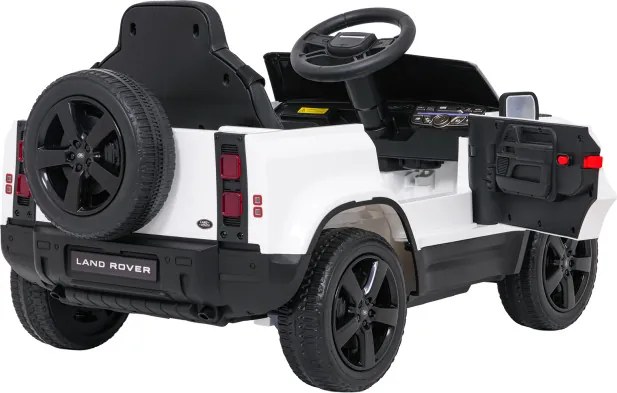 Elektrické autíčko Land Rover Defender biele