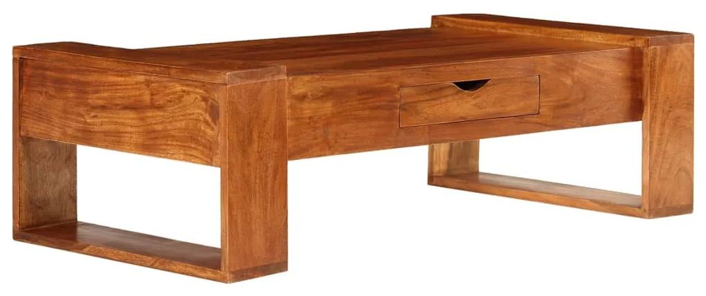 Konferenčný stolík z akáciového dreva 100x50x30 cm hnedý