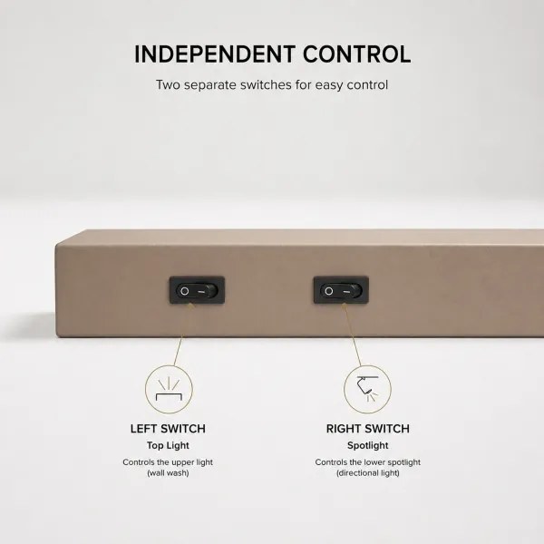 BRILAGI - LED nástenné bodové svietidlo ARLIX LED/3W/230V + LED/7W béžová CRI 90
