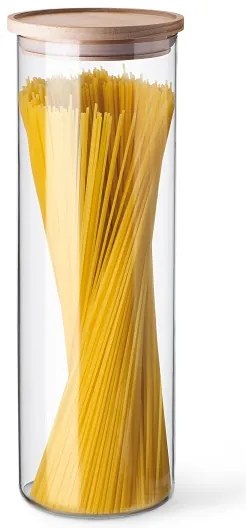 Simax Dóza na potraviny s dreveným vrchnákom 1,8 l