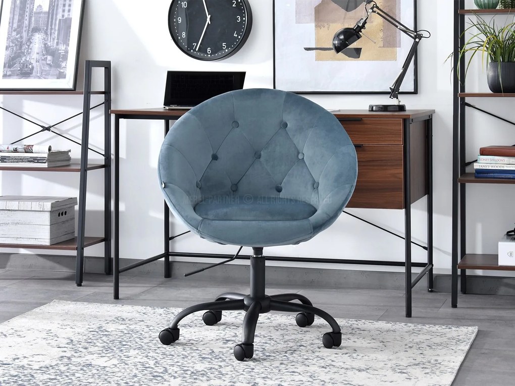 Kreslo Lush 4 (modrá + čierna). Akcia -18%. Vlastná spoľahlivá doprava až k Vám domov. 1110252