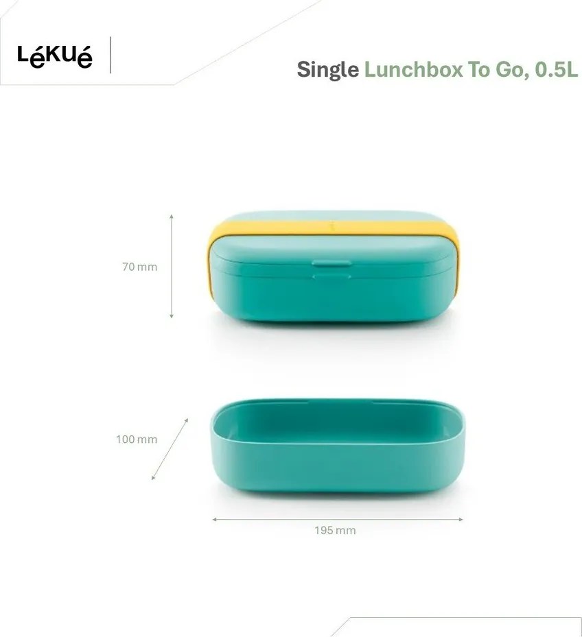 Delený desiatový box To Go – Lékué