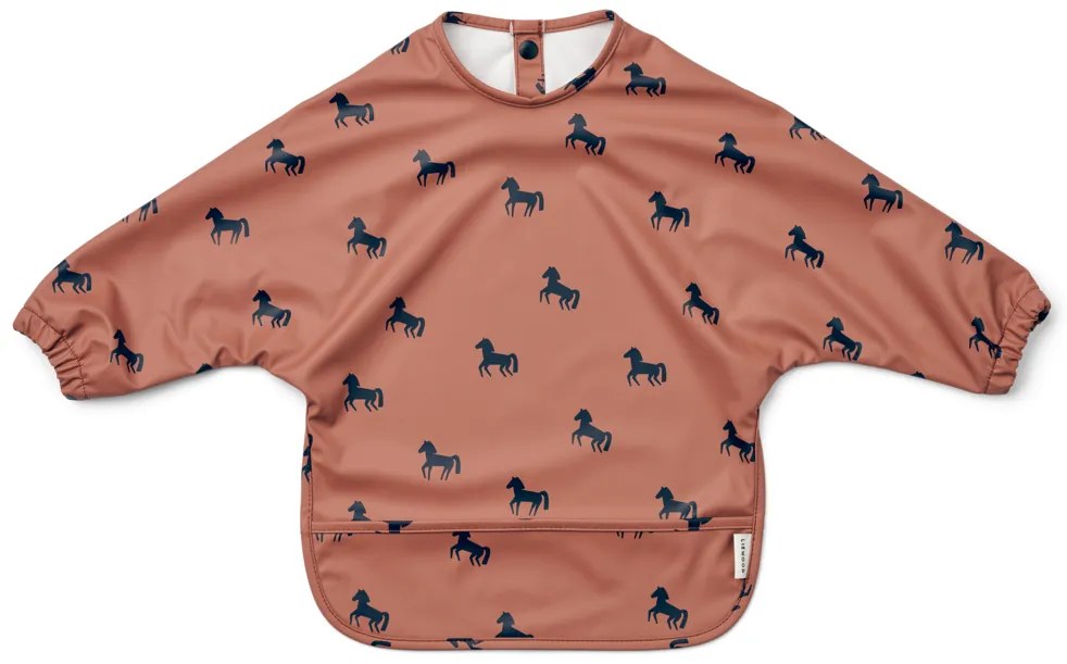Liewood Nepremokavý podbradník s rukávmi Merle: Horses Dark rosetta