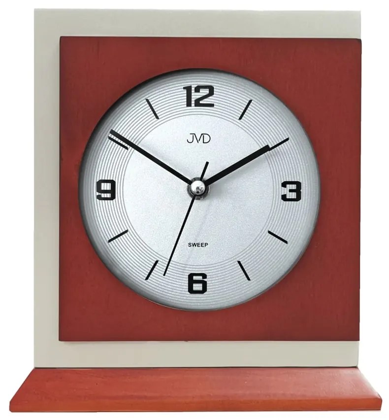 Drevené stolové hodiny JVD HS24013/23, 21cm