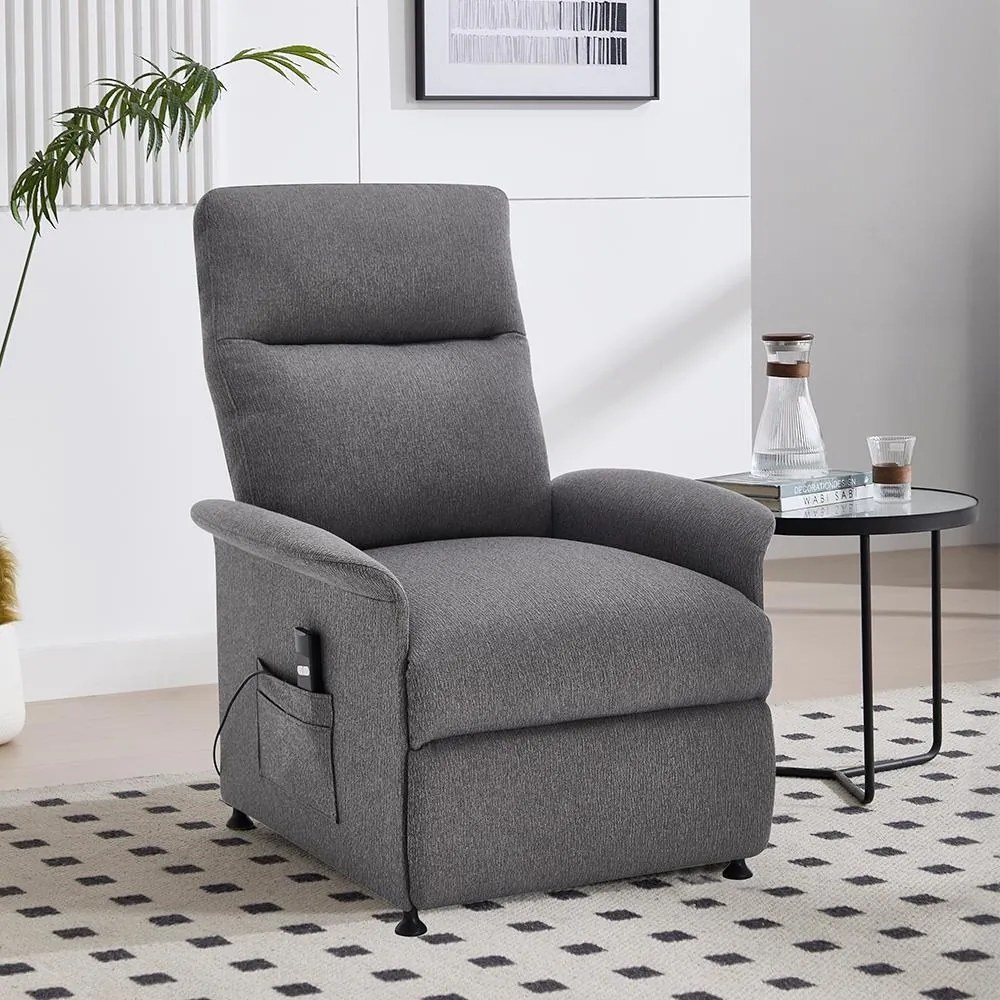 Elektrické relaxačné polohovateľné kreslo Catini ELYSIO sivá