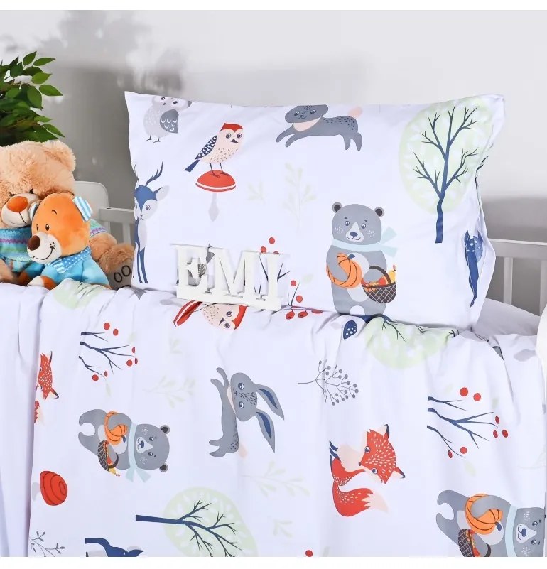 Obliečky detské Forest EMI, Detský set 90x130 + 45x65