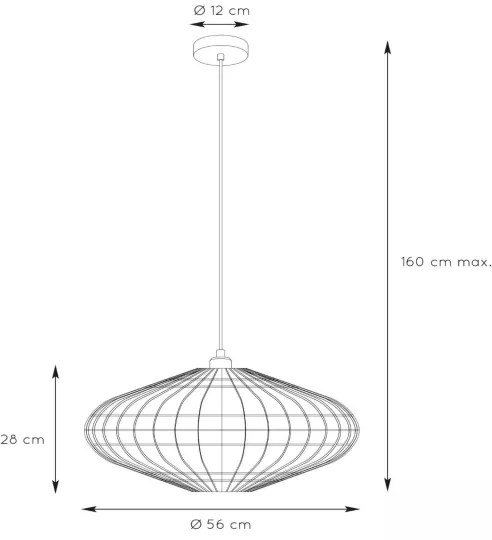 Lucide 03435/56/72 - Luster na lanku MAGALI 1xE27/40W/230V béžová