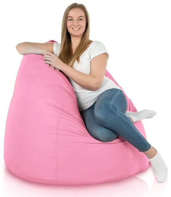 Sedací vak BAG Sako XXL Nylon vodeodolný Farba: 20. Sv. ružový