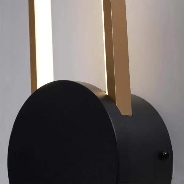 LED nástenné svietidlo FLORENTYNA LED/24W/230V 4000K zlatá/čierna