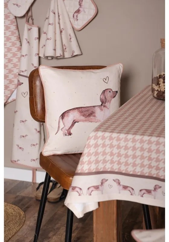 Povlak na vankúš s jazvečíkem Dachshund Love -40*40 cm