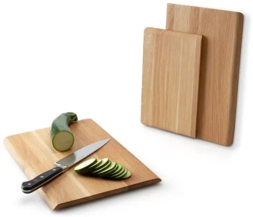 Continenta C4120 - Kuchynská doska na krájanie 24x16 cm dub