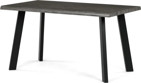Jedálenský stôl 80x140 cm HT-F4514 GREY sivý dub