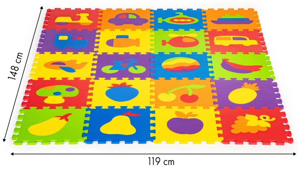 Penová podložka Fruit EcoToys