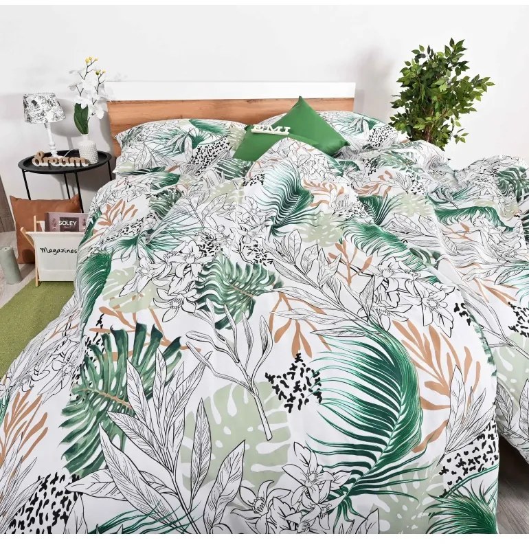 Obliečky bavlnené Botanic EMI, Vankúš 70x90