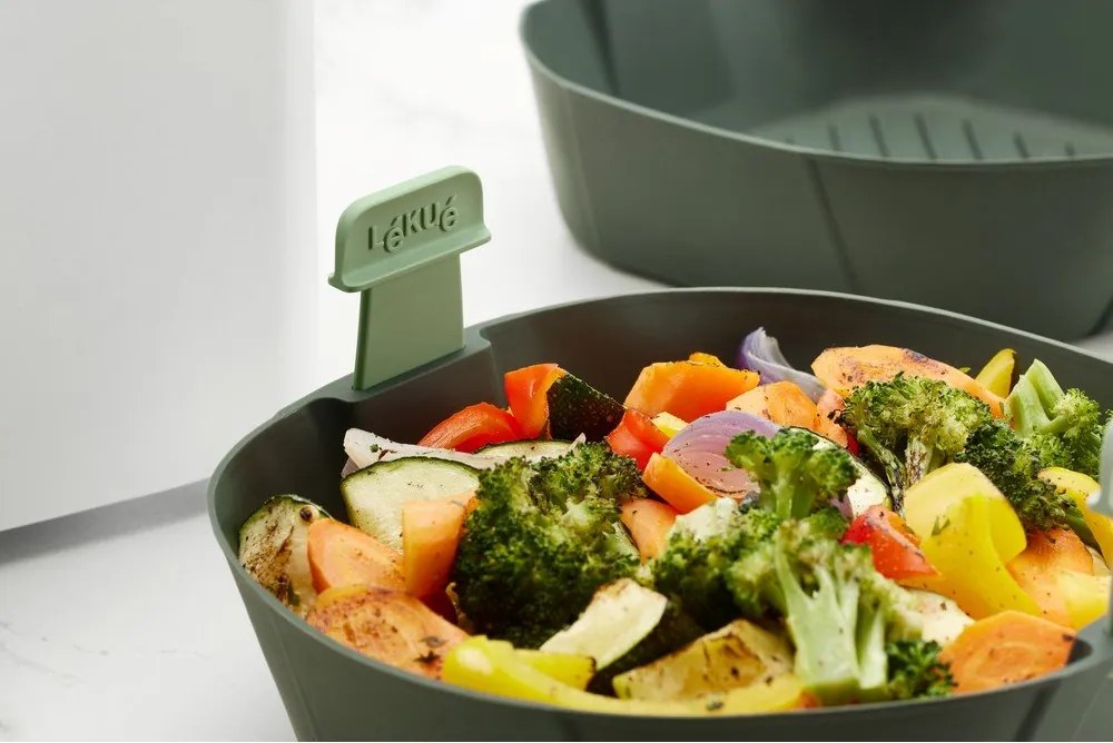 Silikónový košík do teplovzdušnej fritézy 25x25 cm XL – Lékué