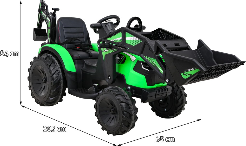 Ramiz Traktorový príves 720-T zelený