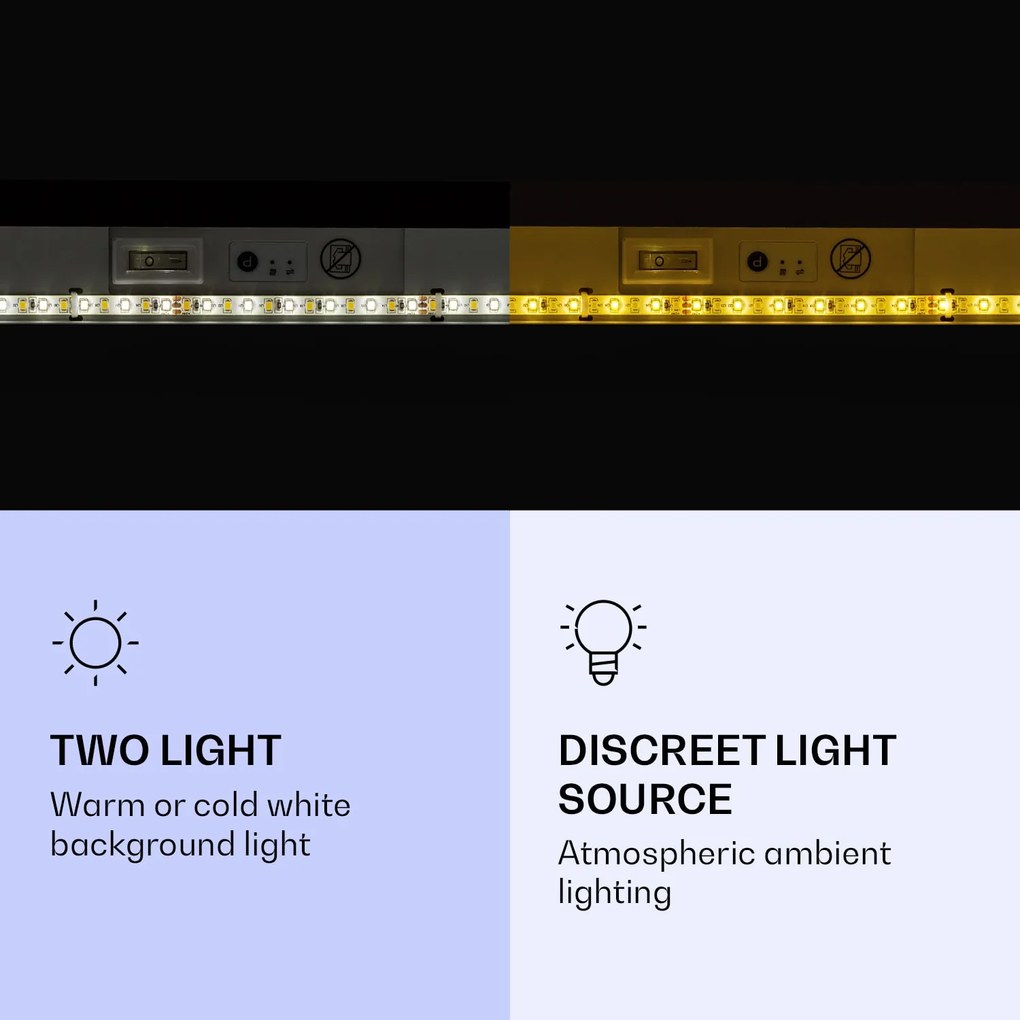 Klarstein Wondersky, infračervený stropný ohrievač, súprava 2 ohrievačov, 60 x 6 x 120 cm (Š x V x H), 700W, IP44